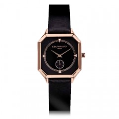 Night Watch - Pink Gold PVD case, 8 diamonds